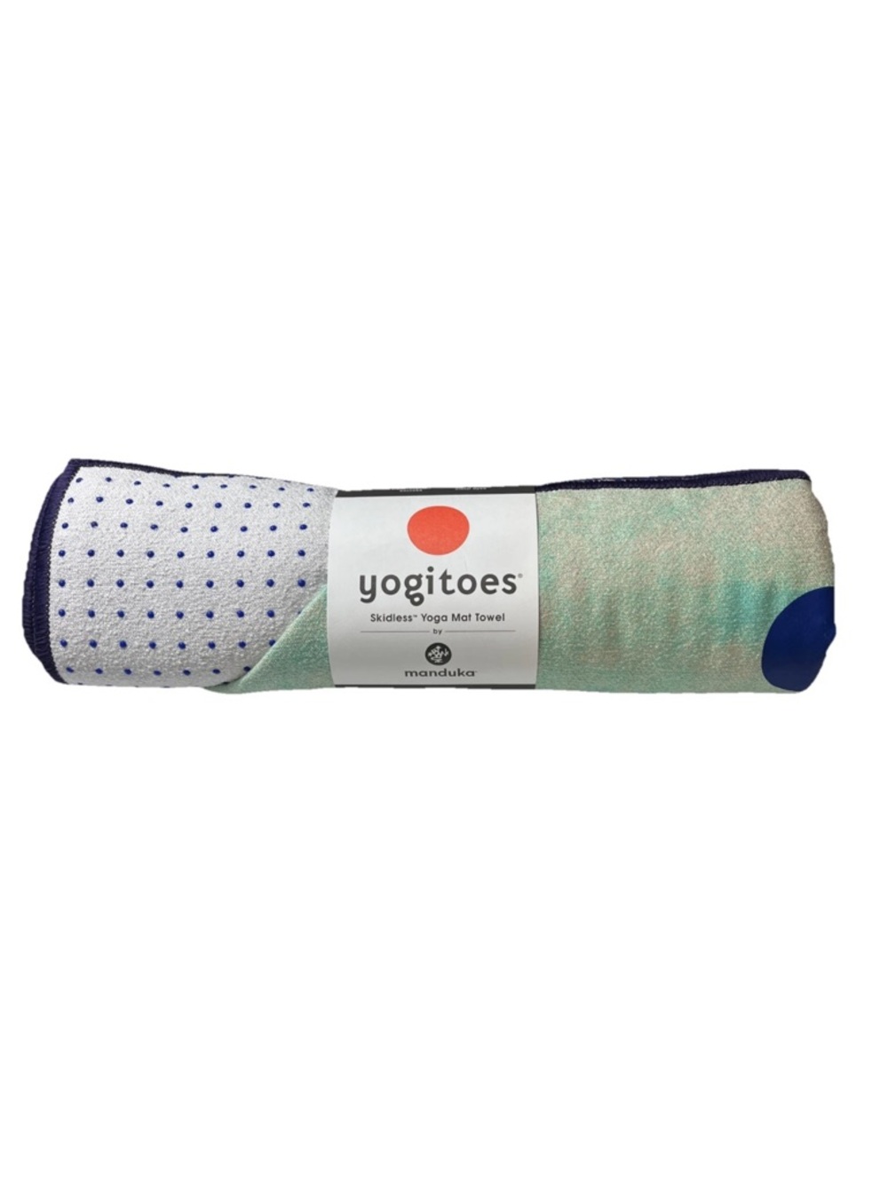 New Manduka Yogitoes Hot Yoga Mat Towel Amethyst Intuition Green